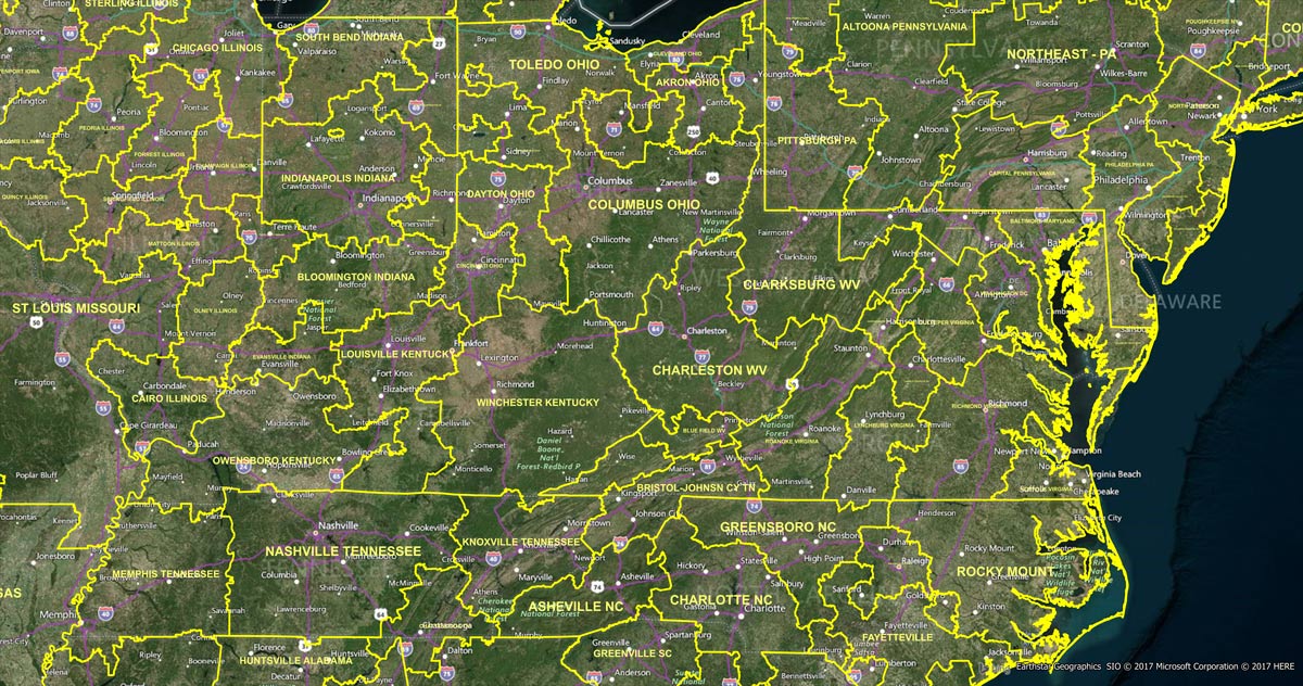 Telephone Lata Maps