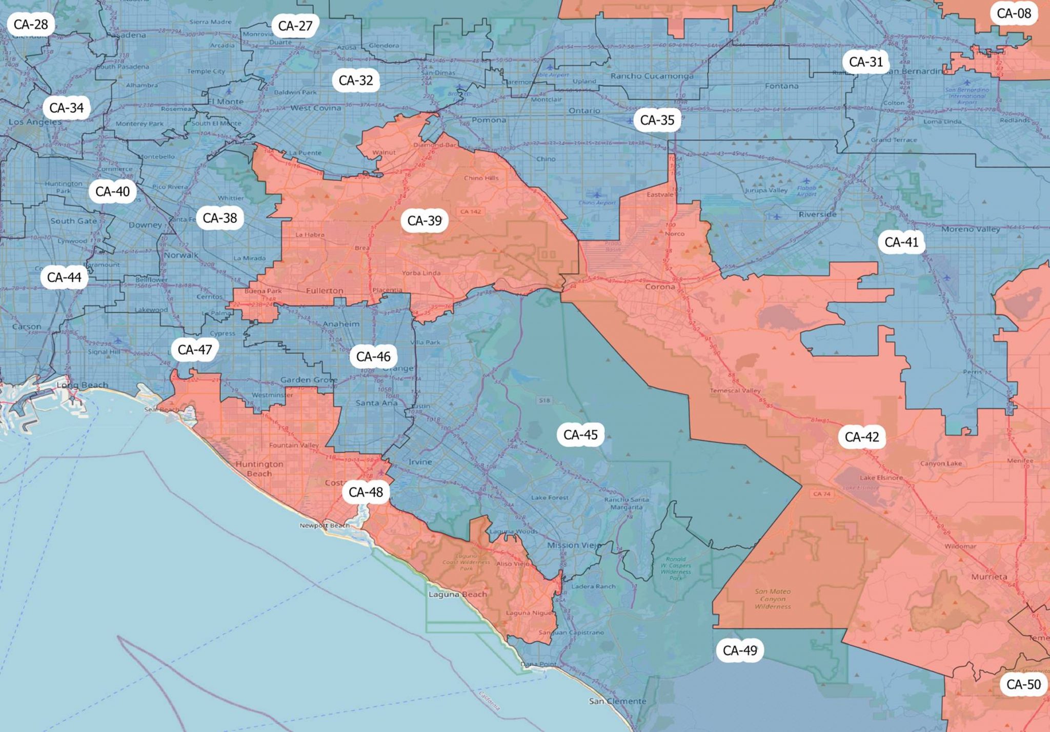 Congressional Districts Maps Demographic Data And Population Estimates 8627