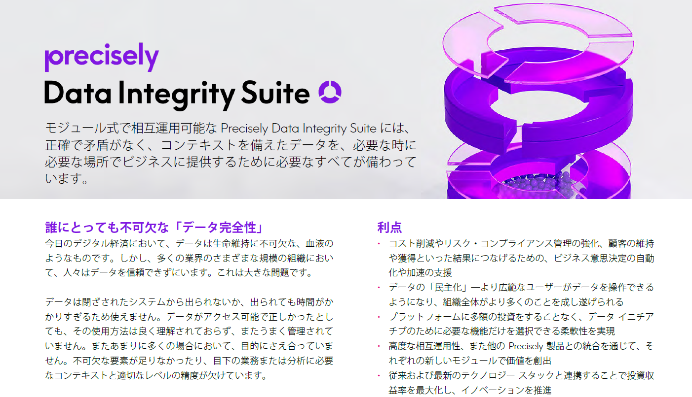 Precisely Data Integrity Suite