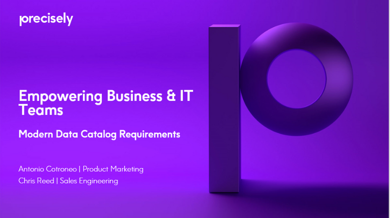 Empowering Business & IT Teams - Modern Data Catalog Requirements