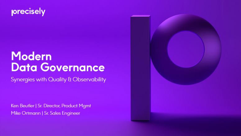 Modern Data Governance - Synergies with Quality and Observability_