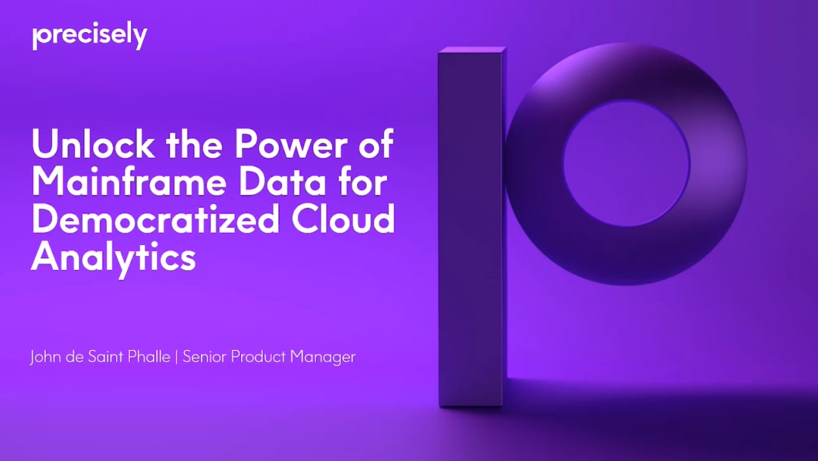 Unlock the Power of Mainframe Data for Democratized Cloud Analytics