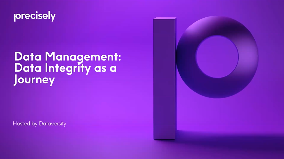 Data Management - Data Integrity as a Journey