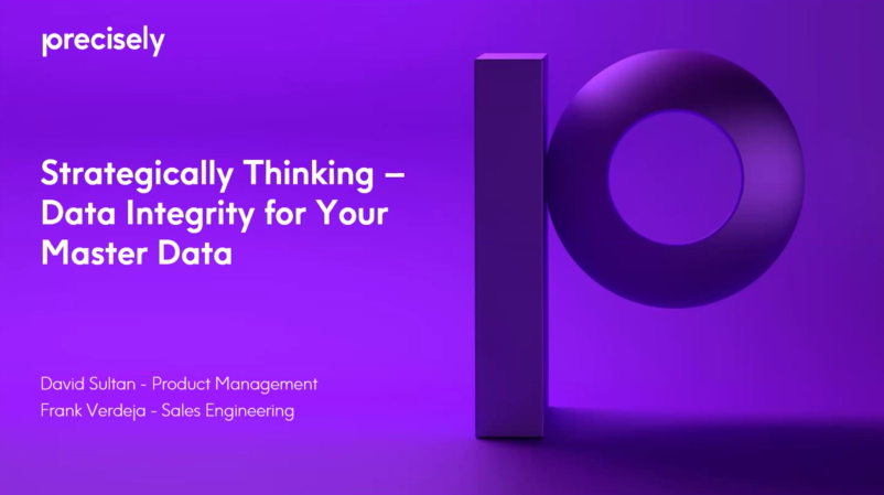 Precisely Master Data Management - Key Building Blocks of your Data Product Strategy