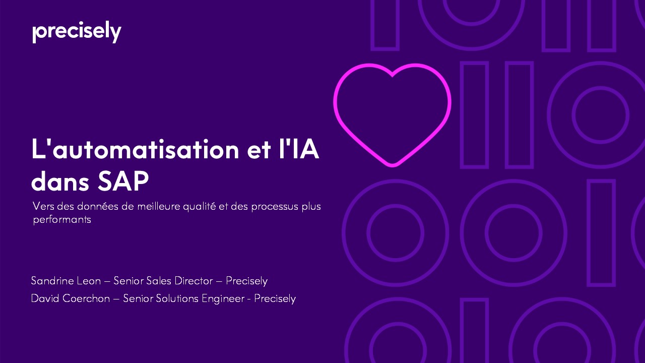 L'automatisation et l'IA dans SAP