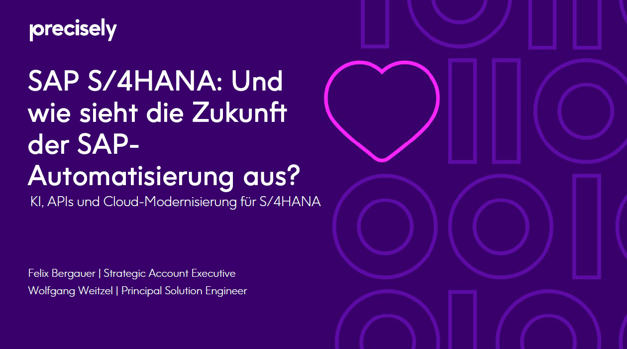 SAP S4HANA - Und wie sieht die Zukunft der SAP-Automatisierung aus